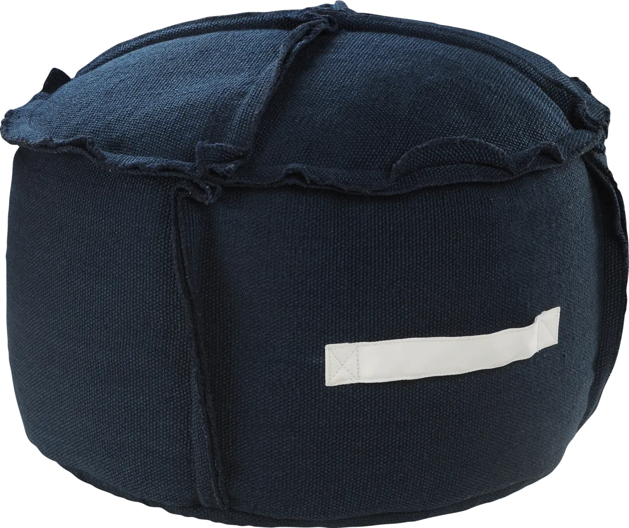 Saildale Navy Indoor/Outdoor Pouf - Thumbnail - Image 5