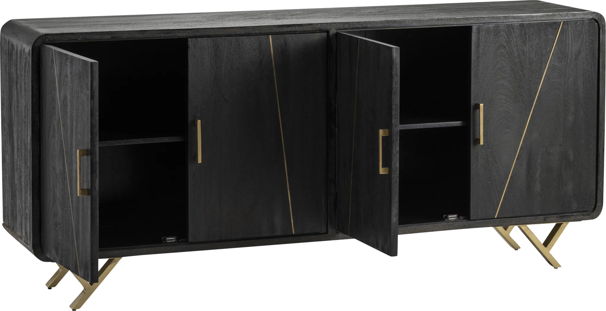 Sailfly Black Sideboard - Thumbnail - Image 4