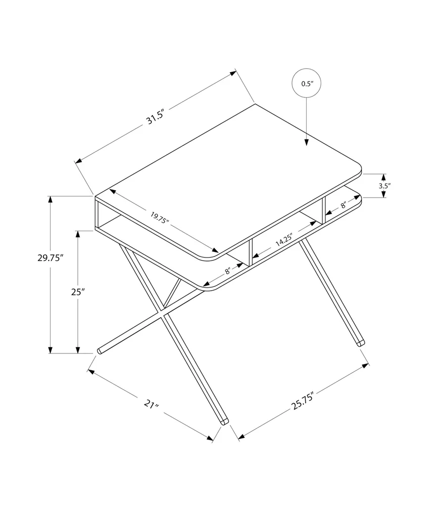 Saillight White Desk - Thumbnail - Image 4