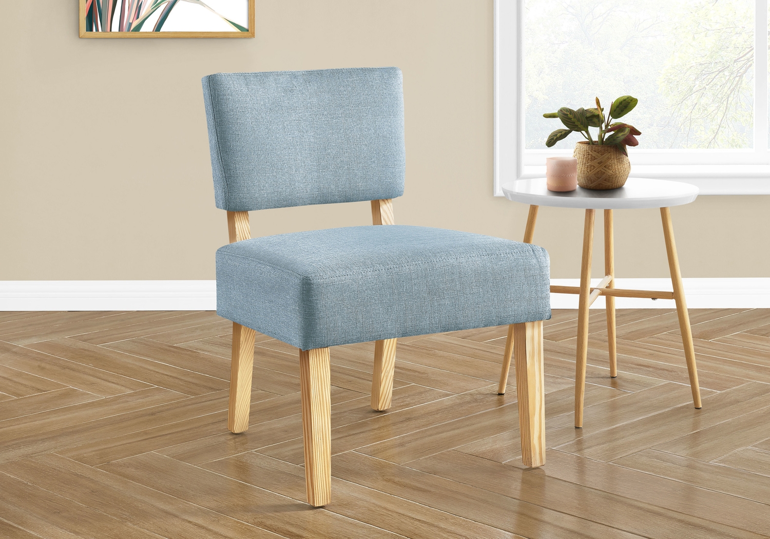 Saintmarks Blue Accent Chair - Thumbnail - Image 2