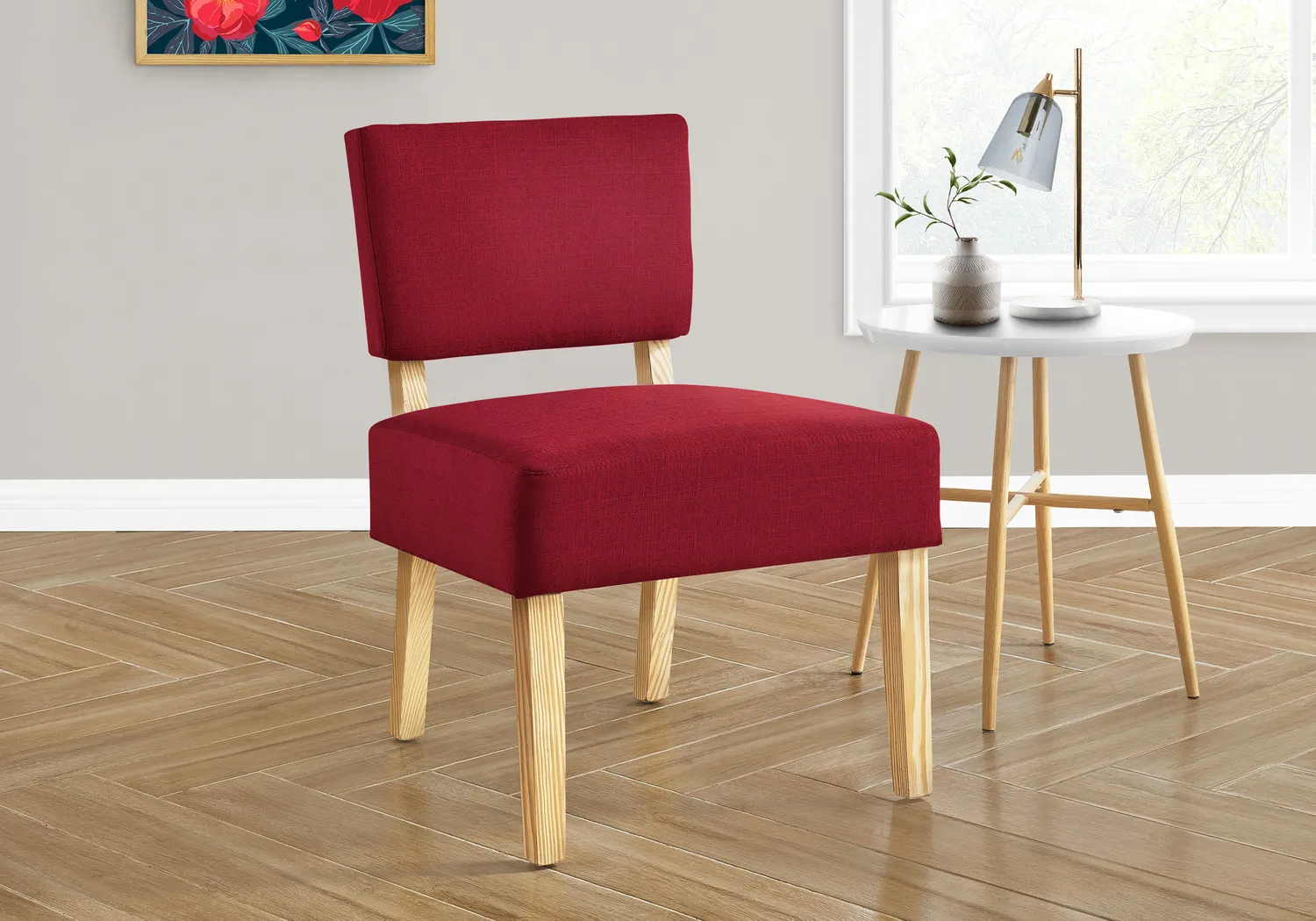 Saintmarks Red Accent Chair - Thumbnail - Image 2