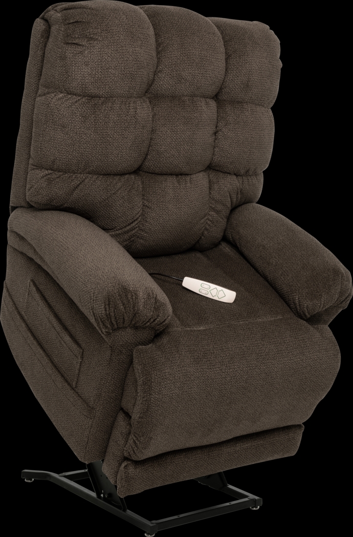 Saisha Dark Brown Lift Recliner - Thumbnail - Image 2