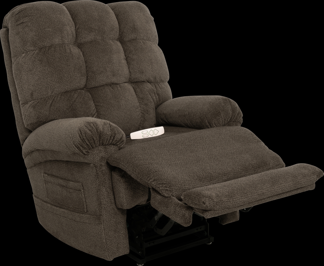 Saisha Dark Brown Lift Recliner - Thumbnail - Image 3