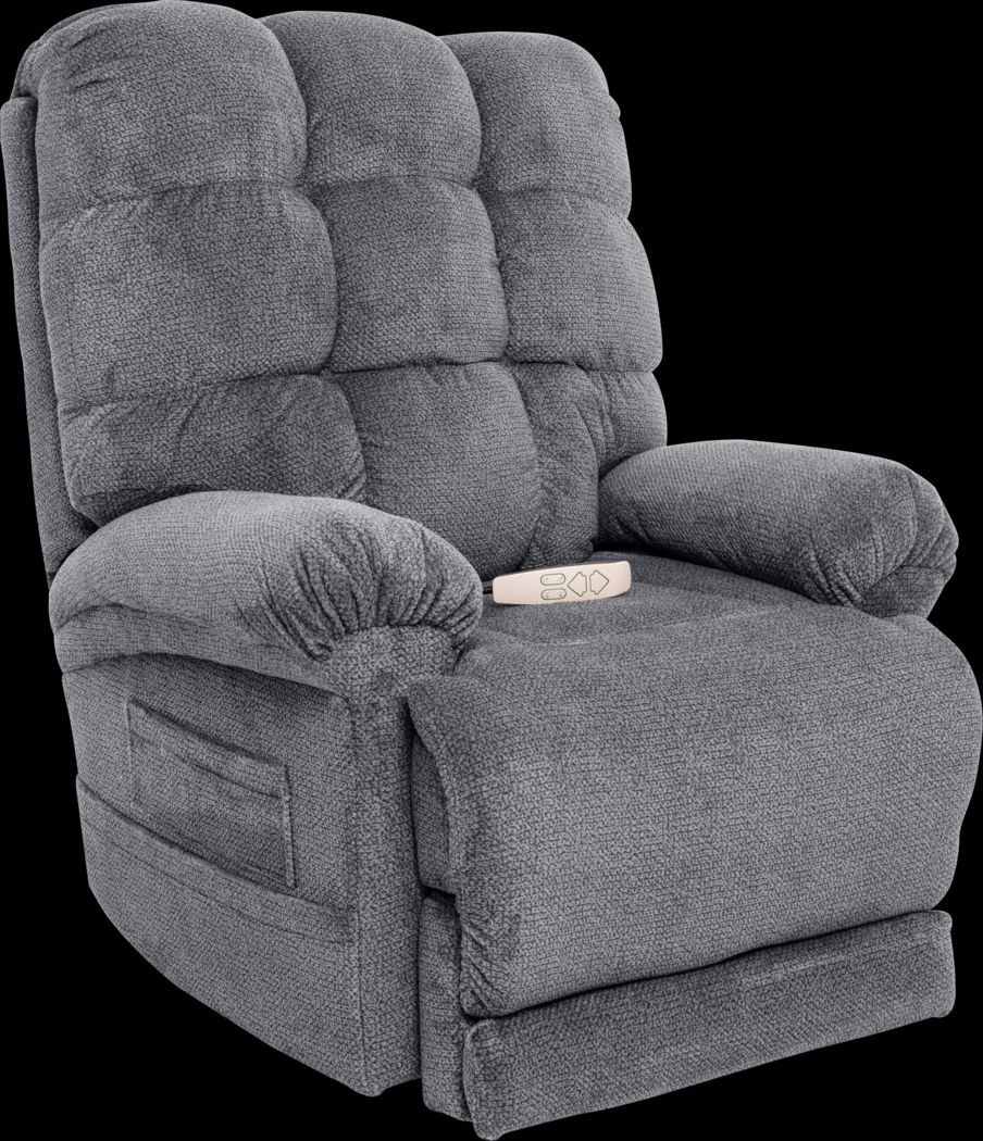 Saisha Gray Lift Recliner - Thumbnail - Image 1