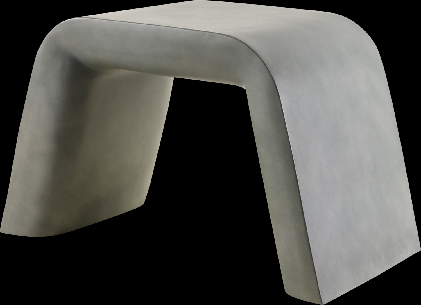 Saitose Gray Ottoman - Thumbnail - Image 1