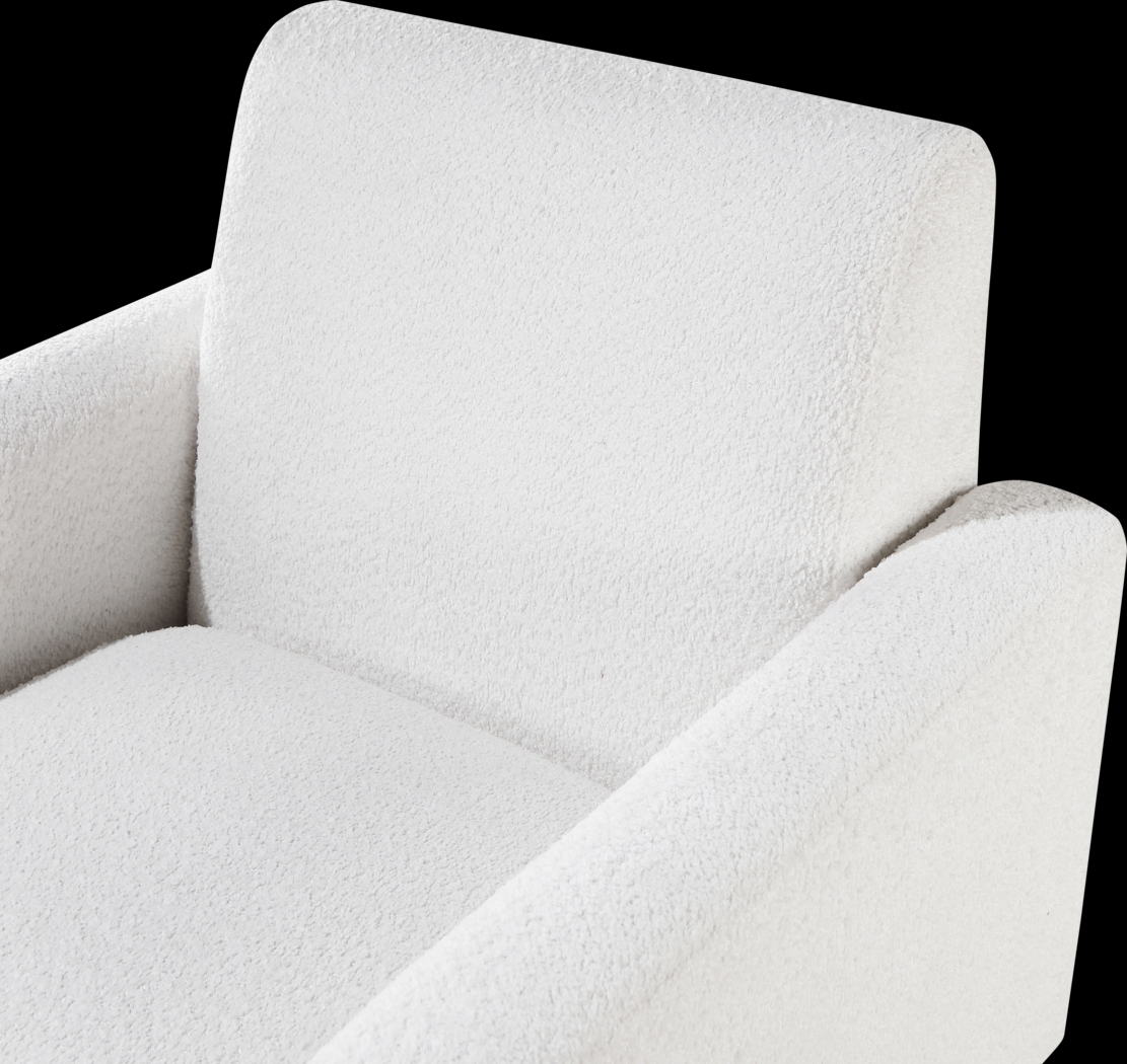 Sakaio White Accent Chair - Thumbnail - Image 13