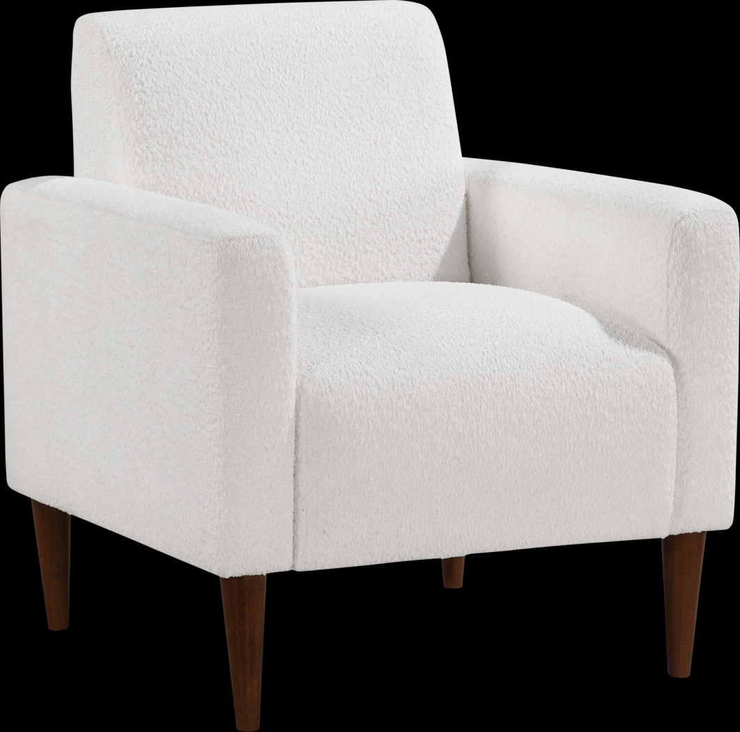 Sakaio White Accent Chair - Thumbnail - Image 1