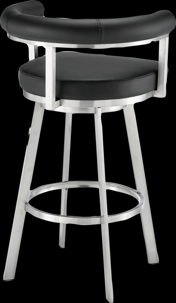 Salaignac Black Swivel Barstool - Thumbnail - Image 4