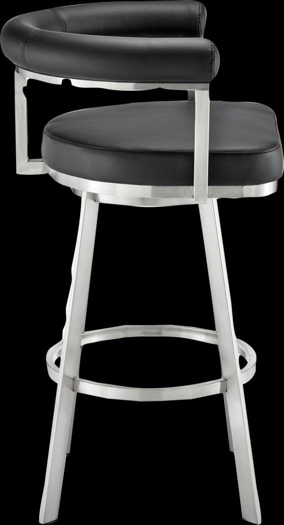 Salaignac Black Swivel Barstool - Thumbnail - Image 5