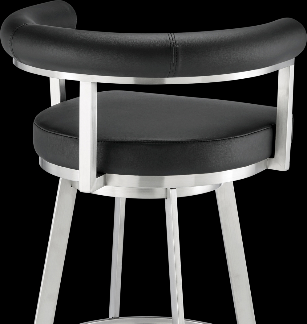 Salaignac Black Swivel Barstool - Thumbnail - Image 8