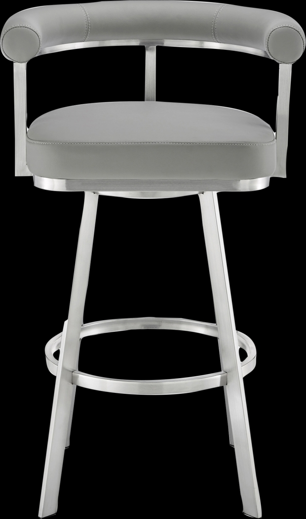 Salaignac Gray Swivel Counter Stool - Thumbnail - Image 3