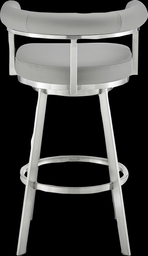 Salaignac Gray Swivel Counter Stool - Thumbnail - Image 6