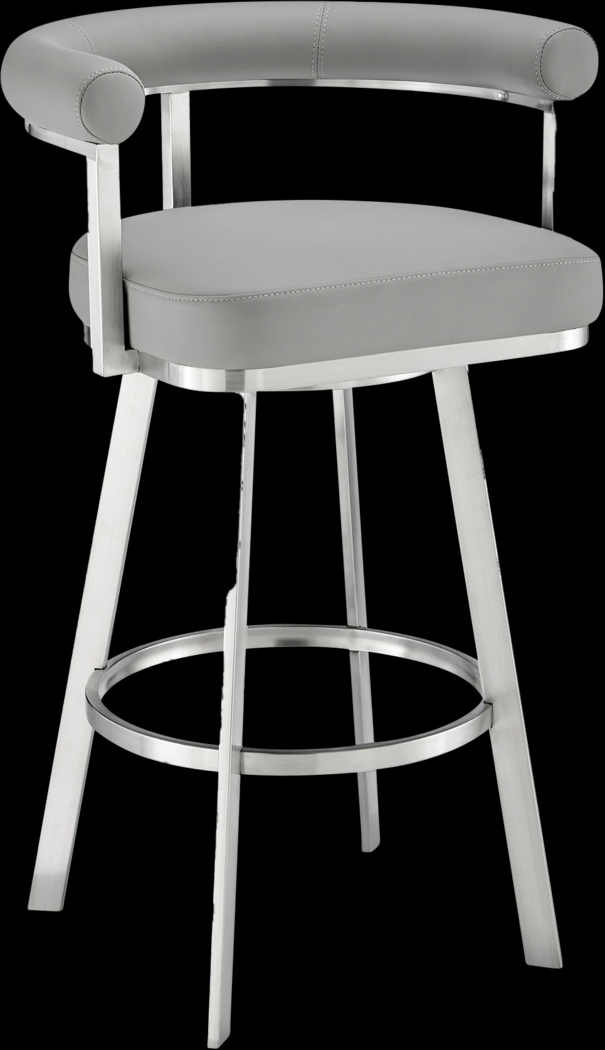 Salaignac Gray Swivel Counter Stool - Thumbnail - Image 1