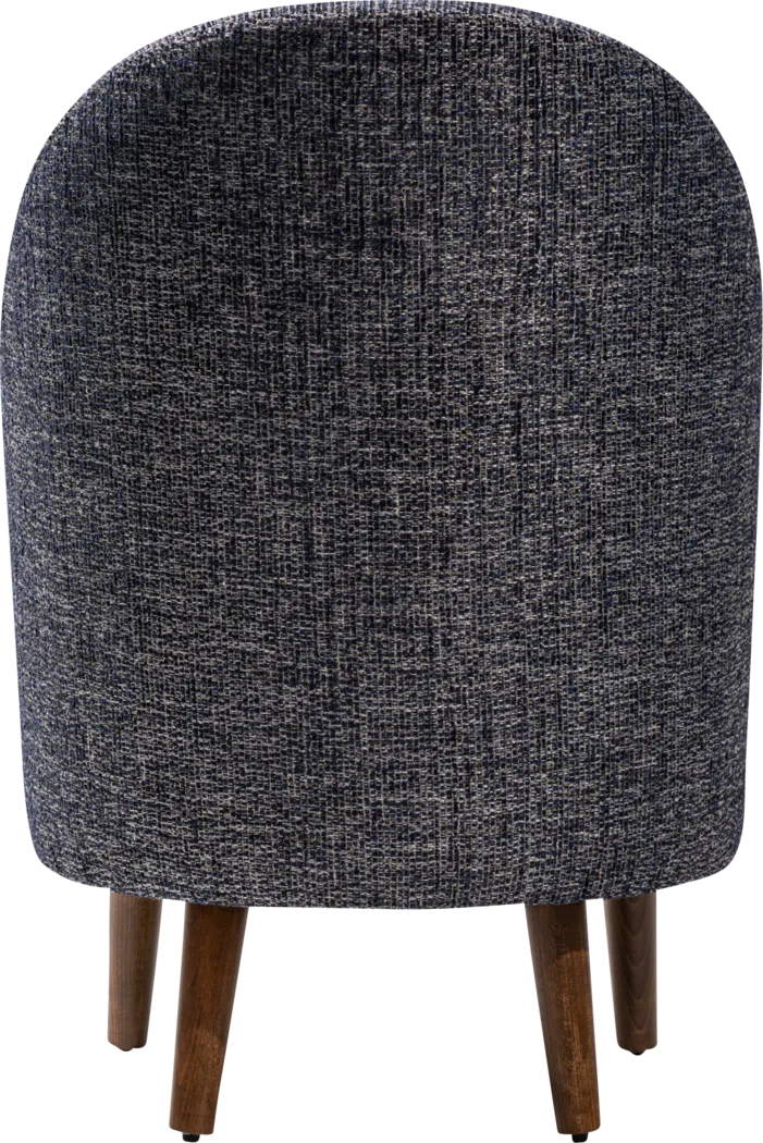 Salena Dark Blue Accent Chair - Thumbnail - Image 6