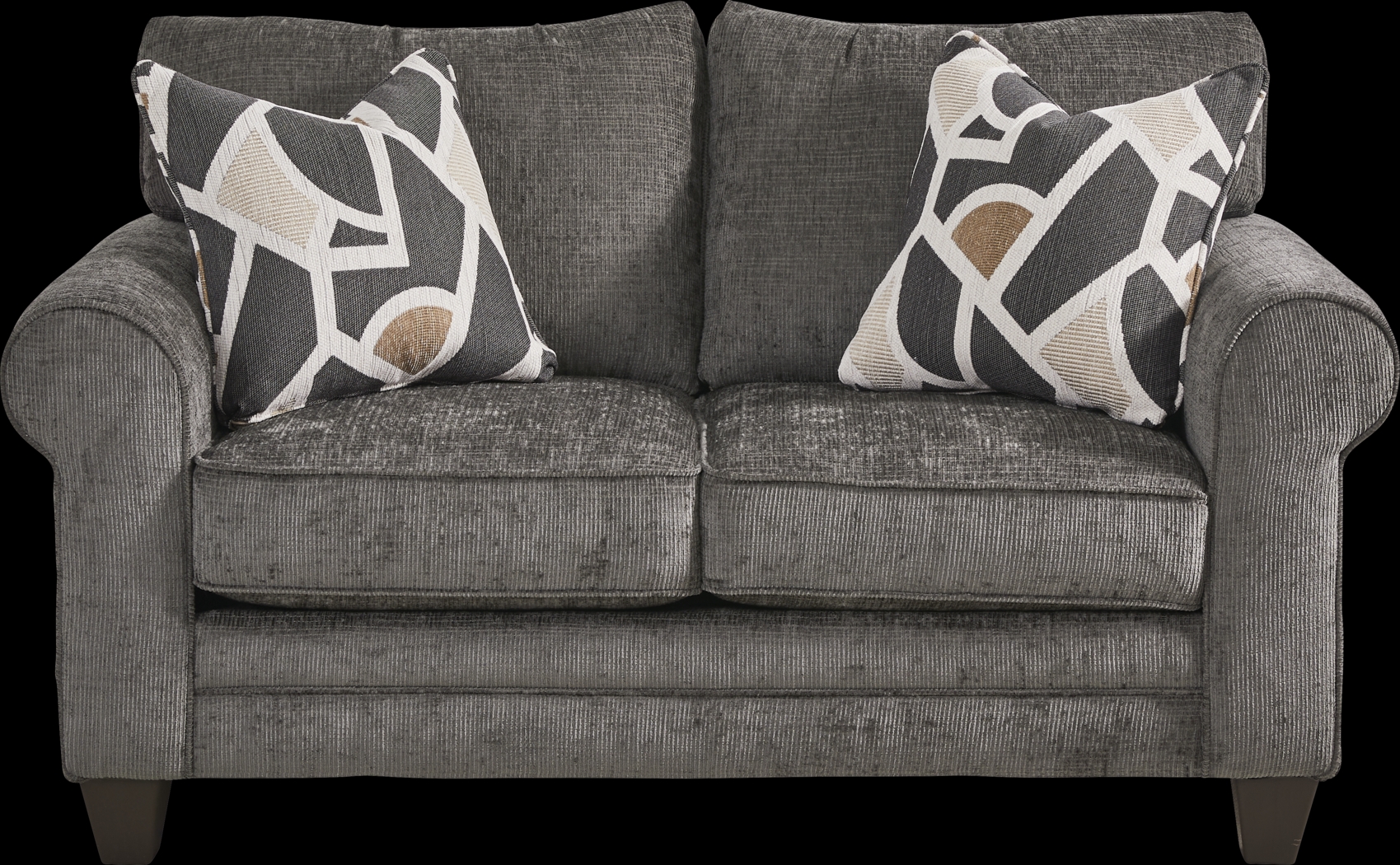 Salgado Charcoal Loveseat - Thumbnail - Image 1