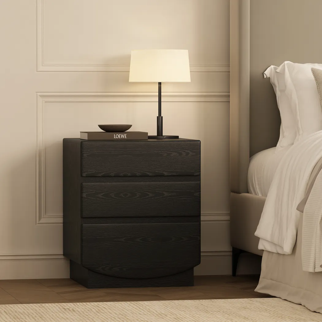 Salhu Black Nightstand - Thumbnail - Image 3