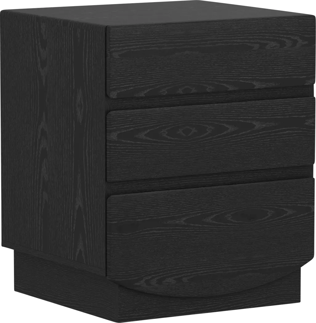 Salhu Black Nightstand - Thumbnail - Image 6