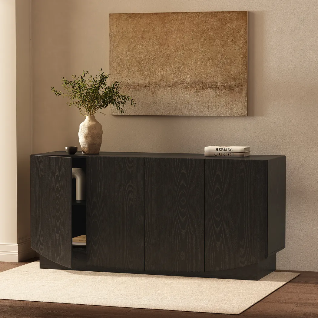 Salhu Black Sideboard - Thumbnail - Image 3