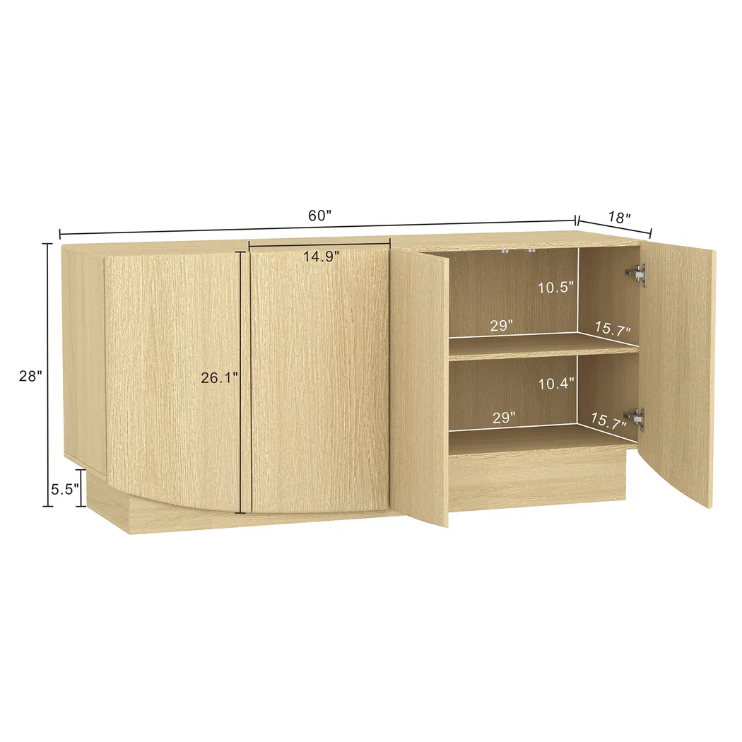 Salhu Natural Sideboard - Thumbnail - Image 9