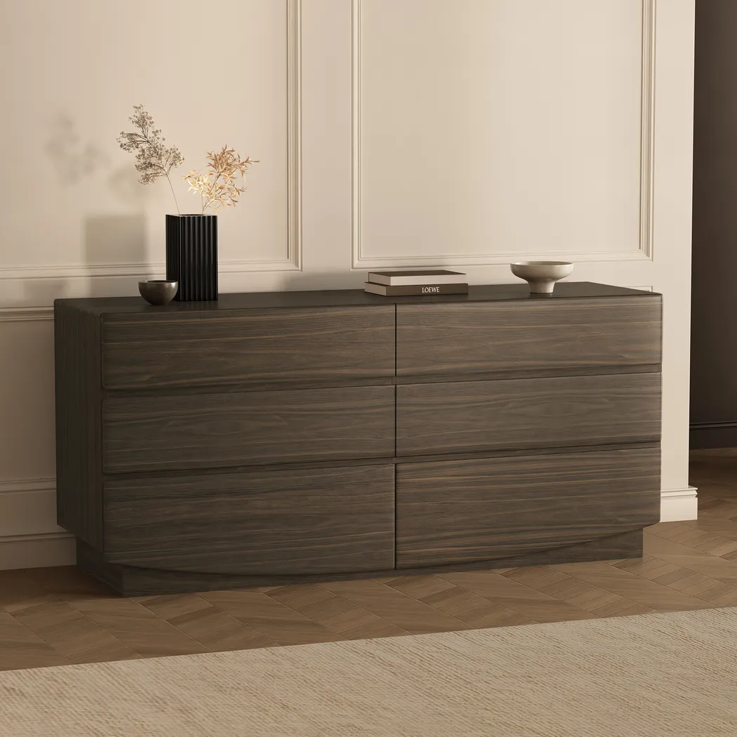 Salhu Walnut Dresser - Thumbnail - Image 3