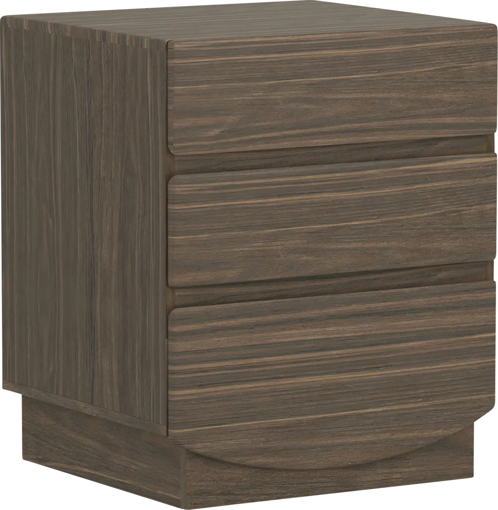 Salhu Walnut Nightstand - Thumbnail - Image 4