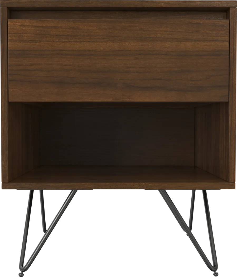 Sali Brown Nightstand - Thumbnail - Image 3