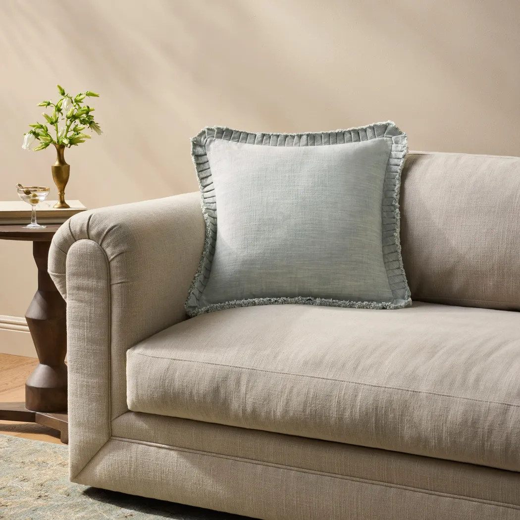 Salim Light Blue Accent Pillow - Image 2