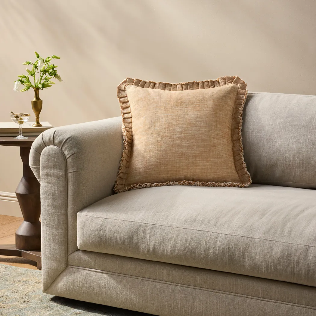 Salim Orange Accent Pillow - Thumbnail - Image 2
