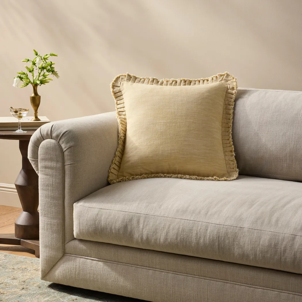 Salim Yellow Accent Pillow - Thumbnail - Image 2