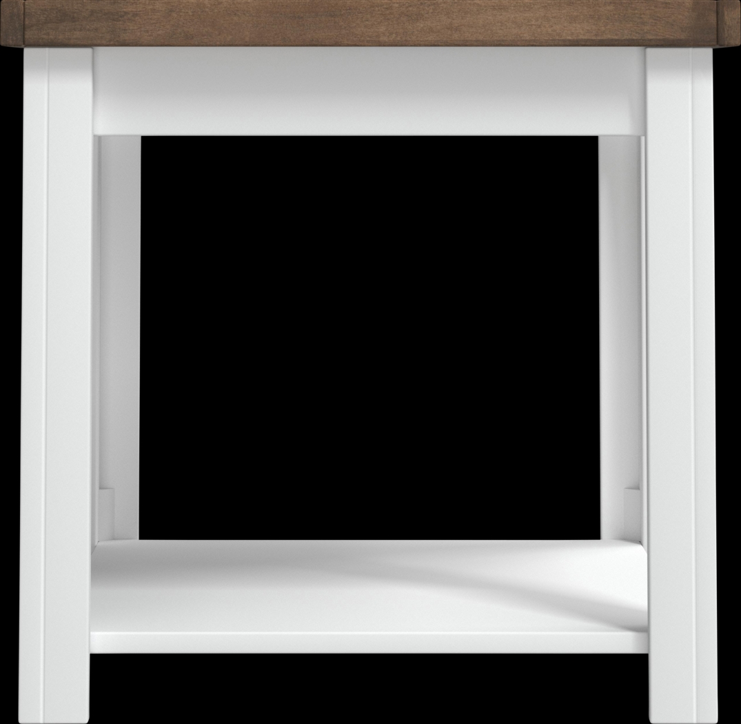 Trisano White End Table - Thumbnail - Image 4