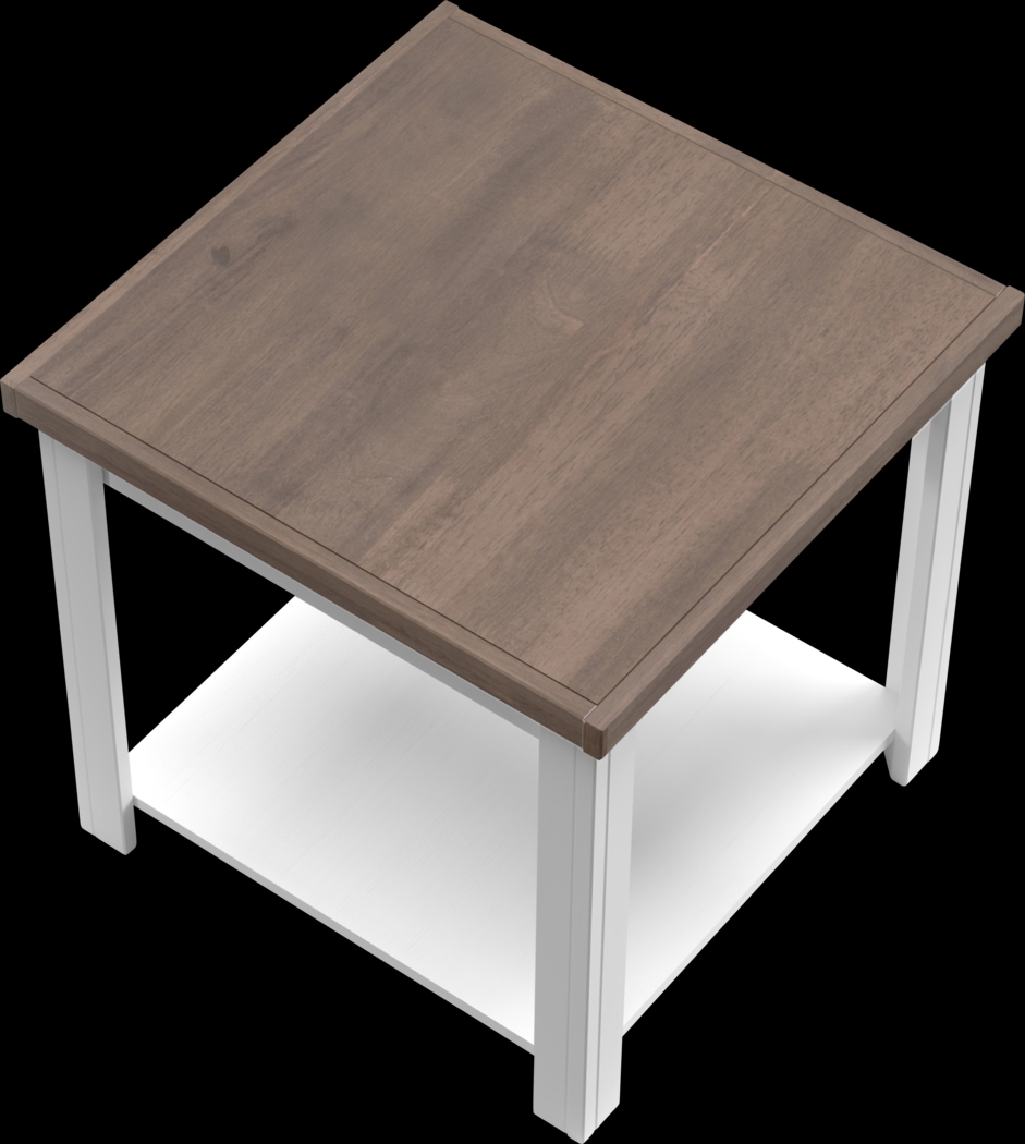 Trisano White End Table - Thumbnail - Image 7