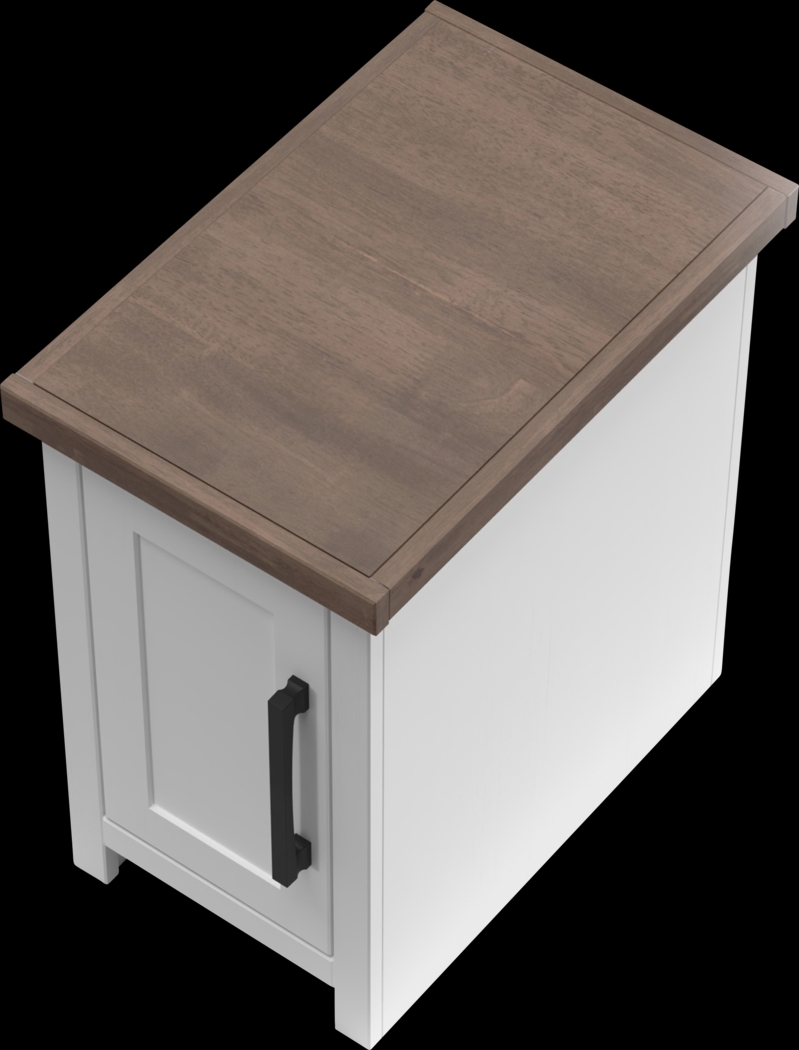 Trisano White Nightstand - Thumbnail - Image 6