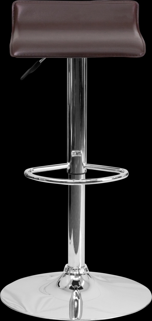 Salix Brown Adjustable Swivel Barstool - Thumbnail - Image 2