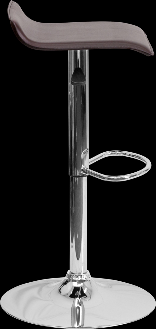 Salix Brown Adjustable Swivel Barstool - Thumbnail - Image 3