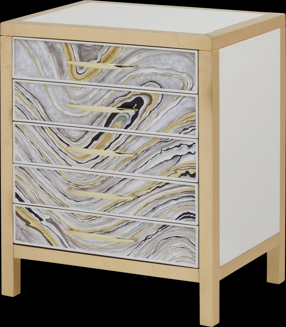 Sallee White Accent Cabinet - Thumbnail - Image 3