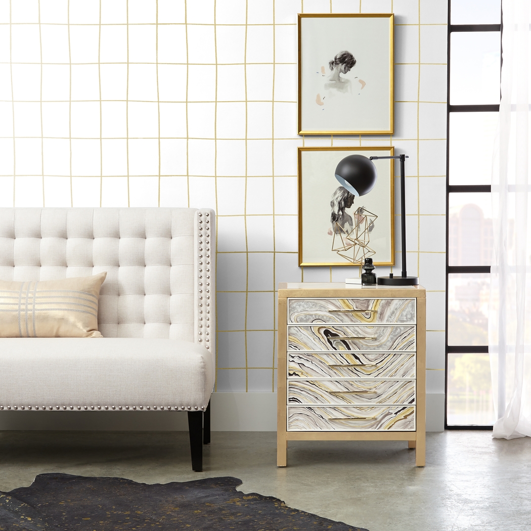 Sallee White Accent Cabinet - Thumbnail - Image 8