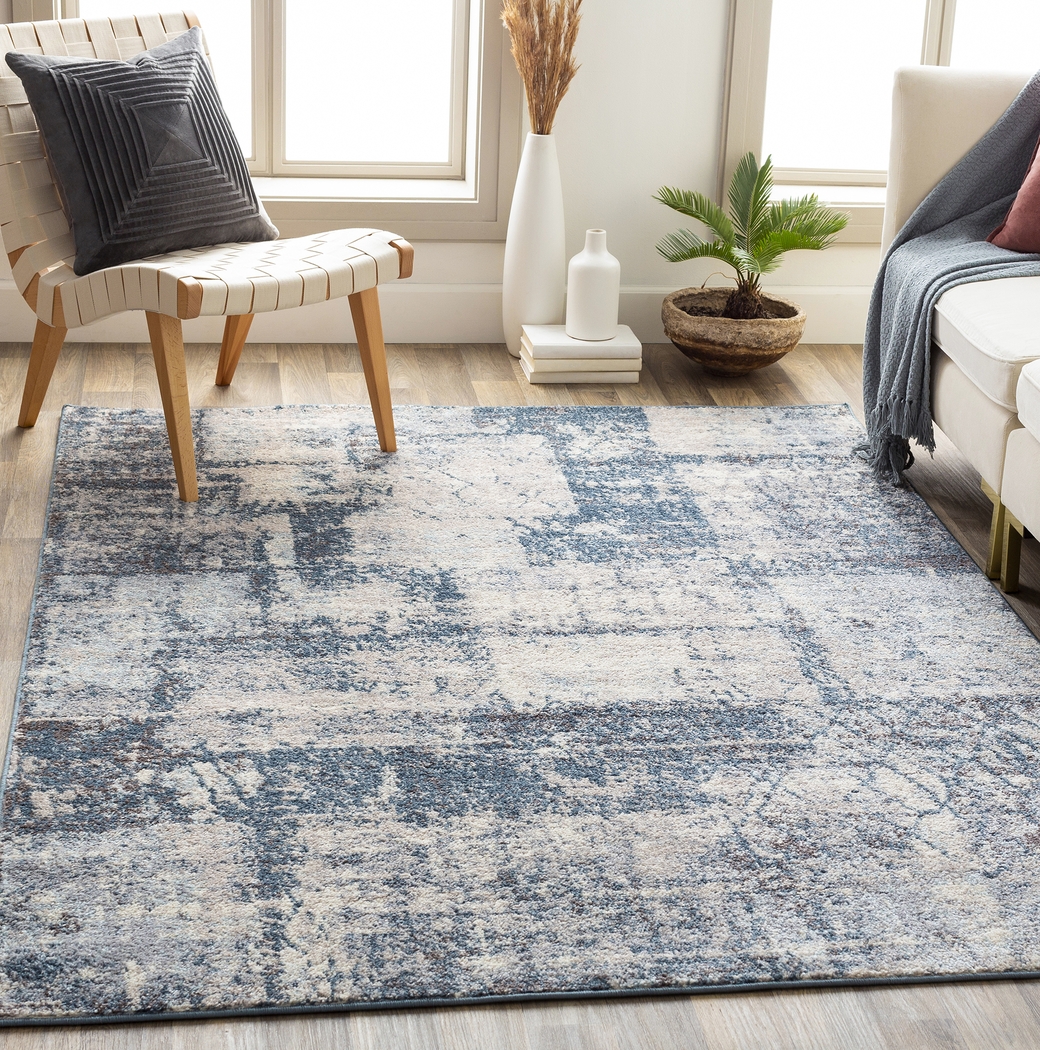 Salma Blue 5'3 x 7'3 Rug - Thumbnail - Image 4