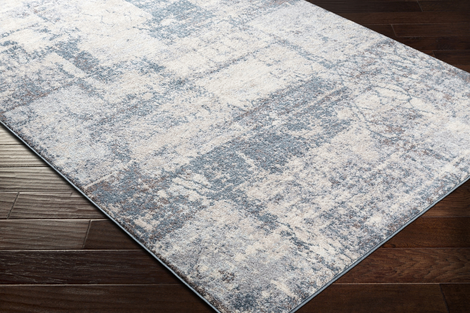 Salma Blue 6'7 x 9' Rug - Thumbnail - Image 3