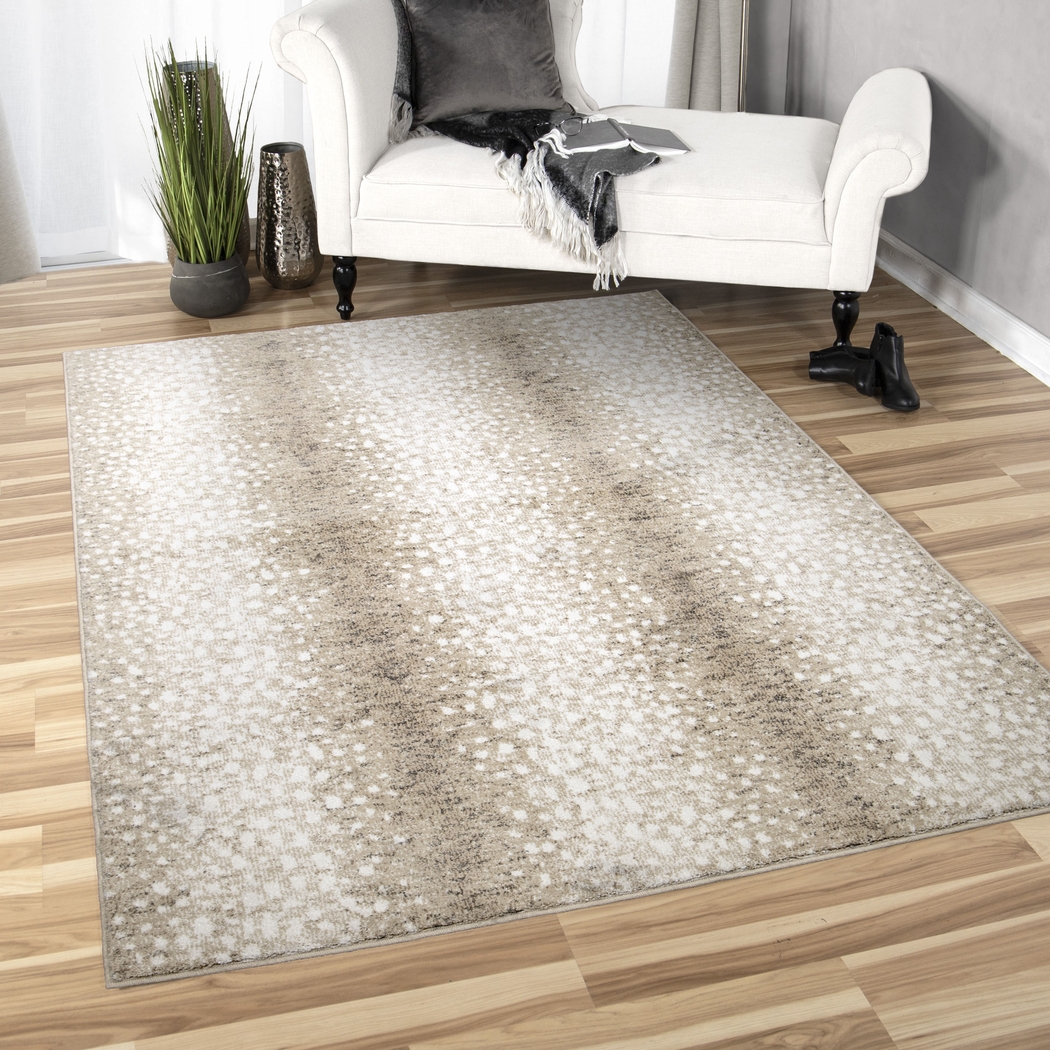 Salme Beige 7'10 x 10'10 Rug - Thumbnail - Image 2