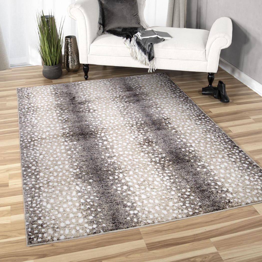Salme Light Gray 7'10 x 10'10 Rug - Thumbnail - Image 2