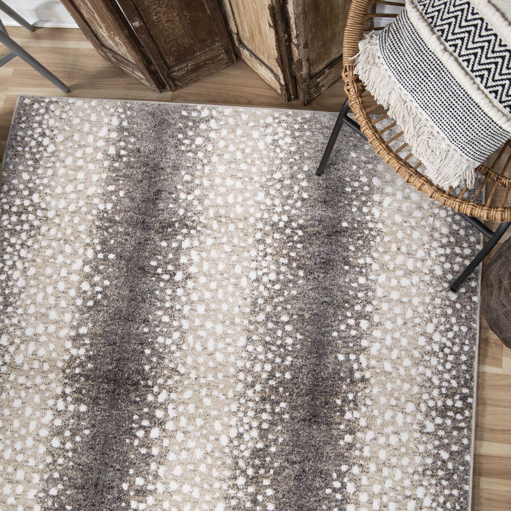 Salme Light Gray 7'10 x 10'10 Rug - Thumbnail - Image 3