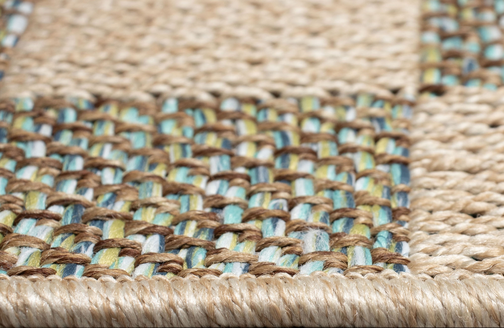 Salow Blue 7'10 x 9'10 Indoor/Outdoor Rug - Thumbnail - Image 5