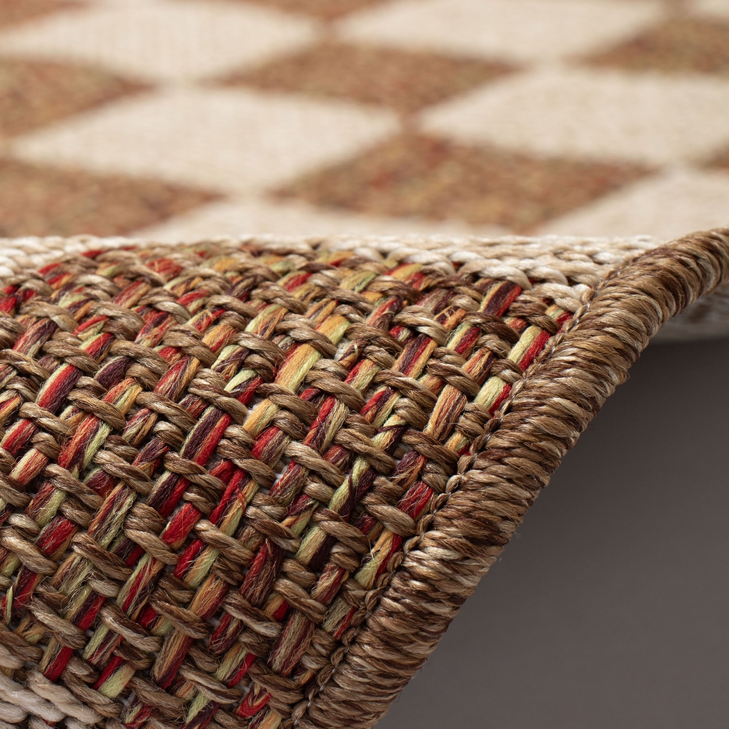 Salow Rust 7'10 x 9'10 Indoor/Outdoor Rug - Thumbnail - Image 6