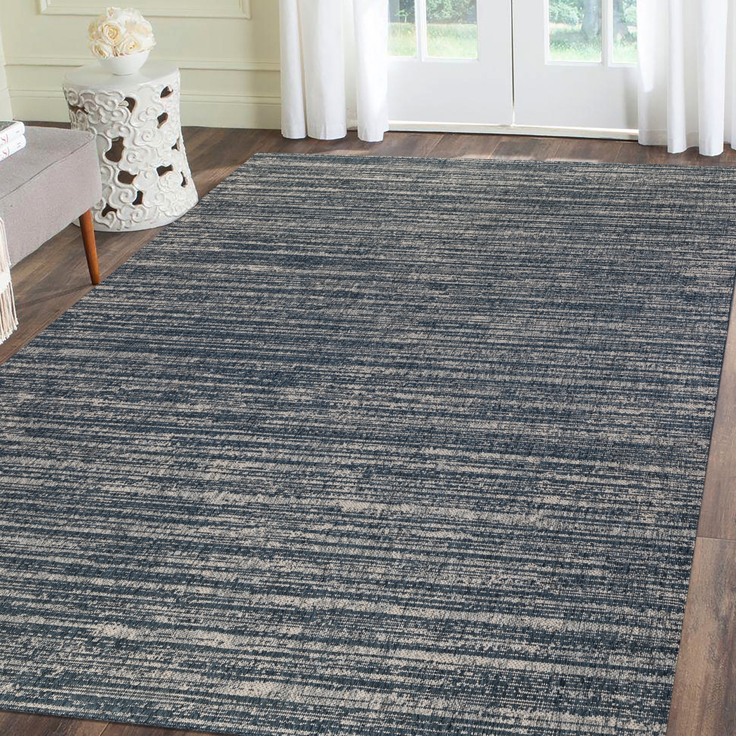 Salston Blue 5'3 x 8' Indoor/Outdoor Rug - Thumbnail - Image 2