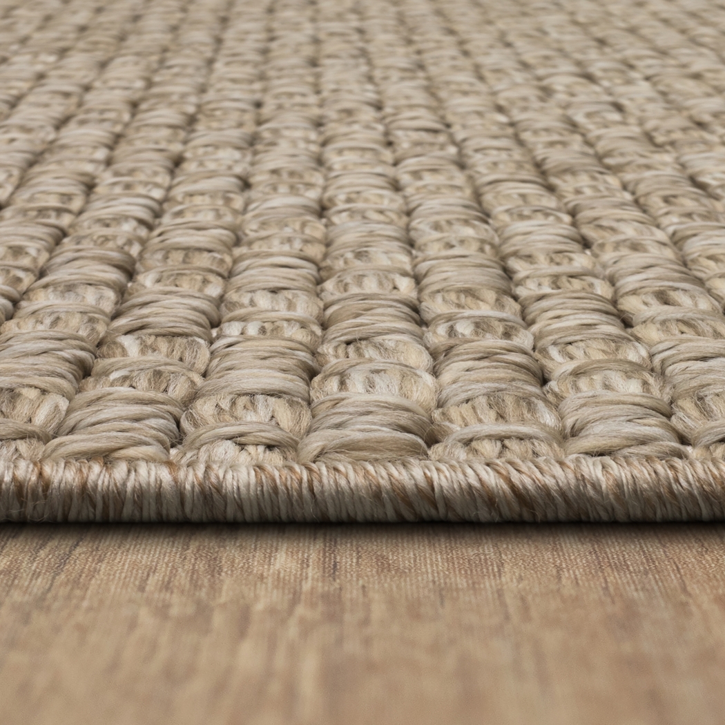 Salt Life Buxlam Bay Beige 6'6 x 9' Indoor/Outdoor Rug - Thumbnail - Image 7