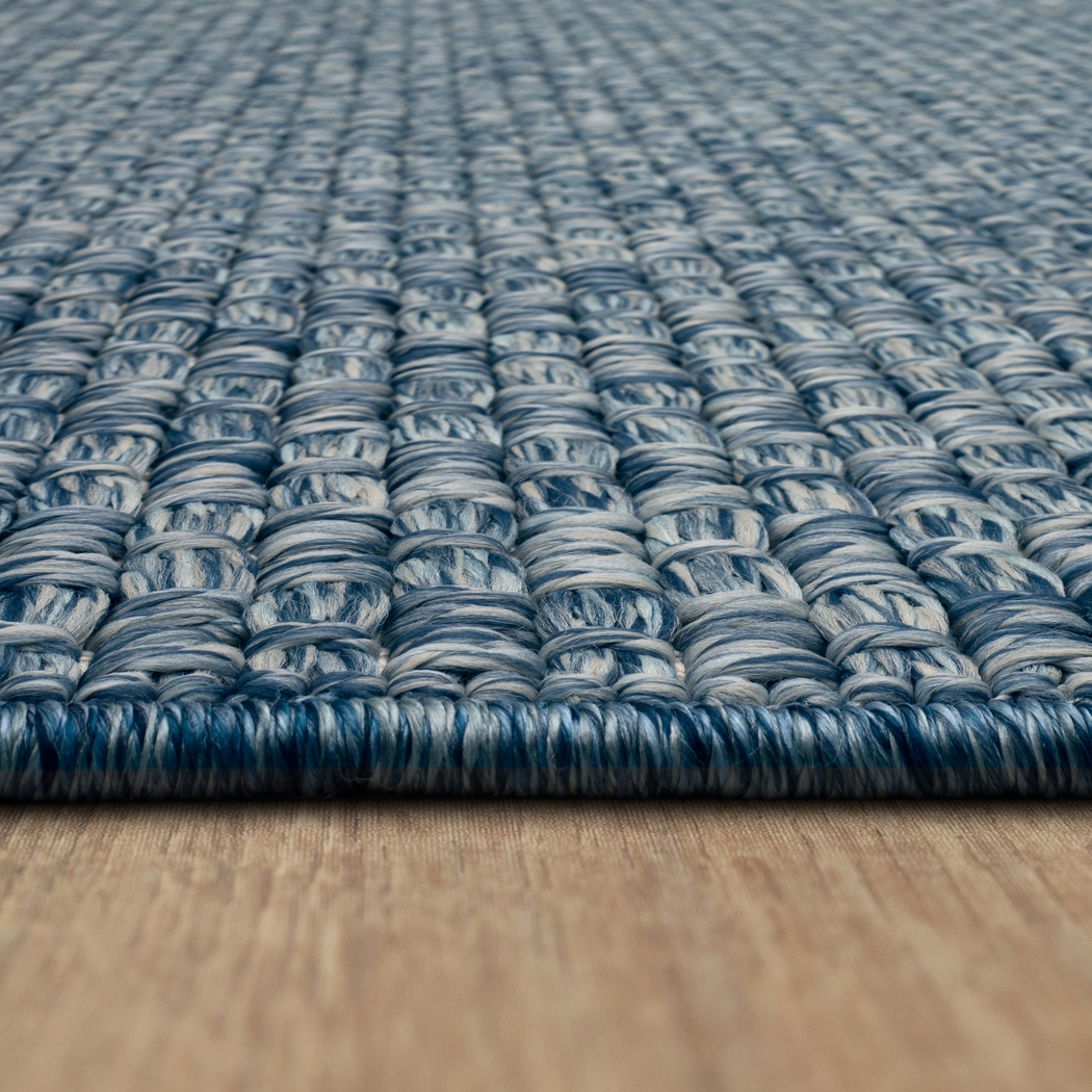 Salt Life Buxlam Bay Blue 6'6 x 9' Indoor/Outdoor Rug - Thumbnail - Image 8