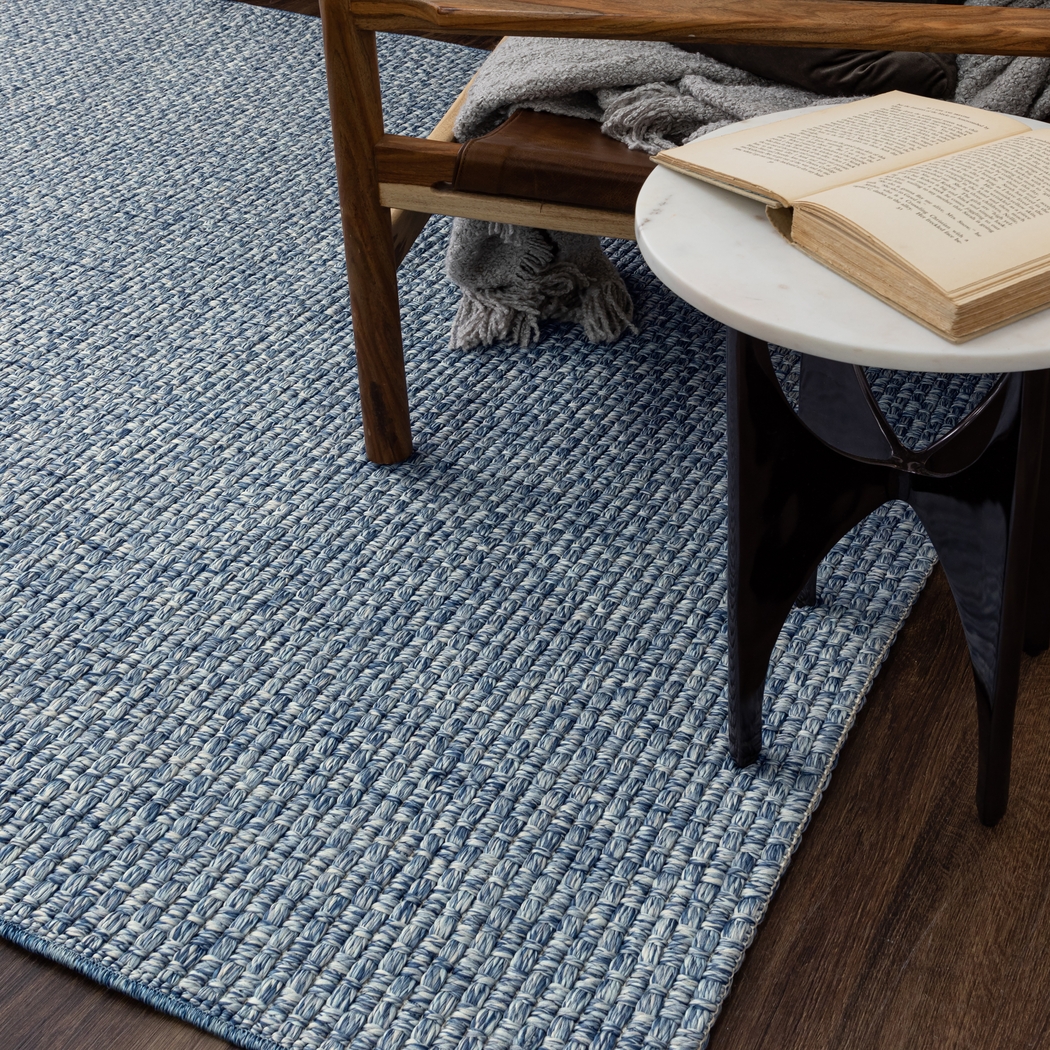 Salt Life Buxlam Bay Blue 7'10 x 10' Indoor/Outdoor Rug - Thumbnail - Image 3