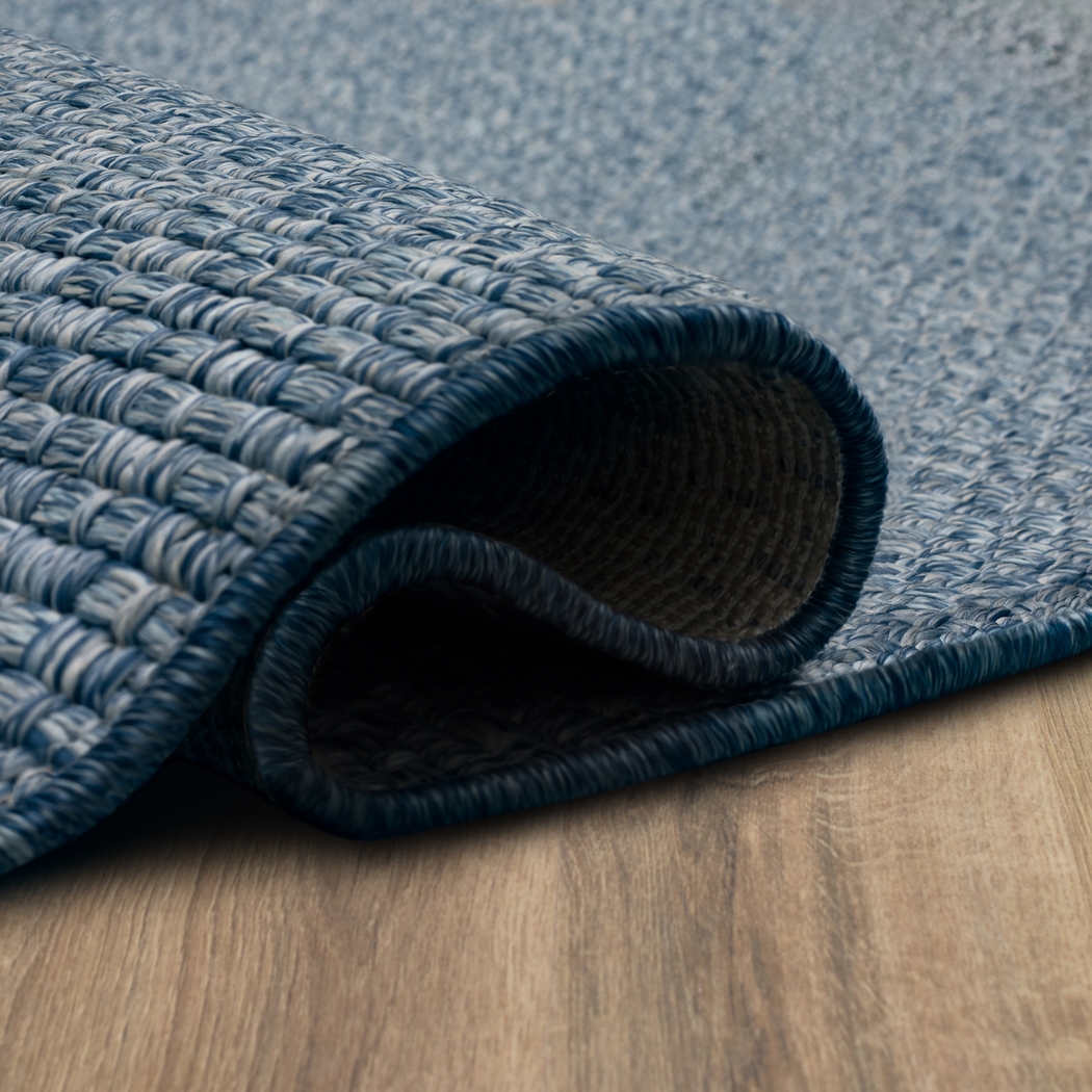 Salt Life Buxlam Bay Blue 7'10 x 10' Indoor/Outdoor Rug - Thumbnail - Image 7