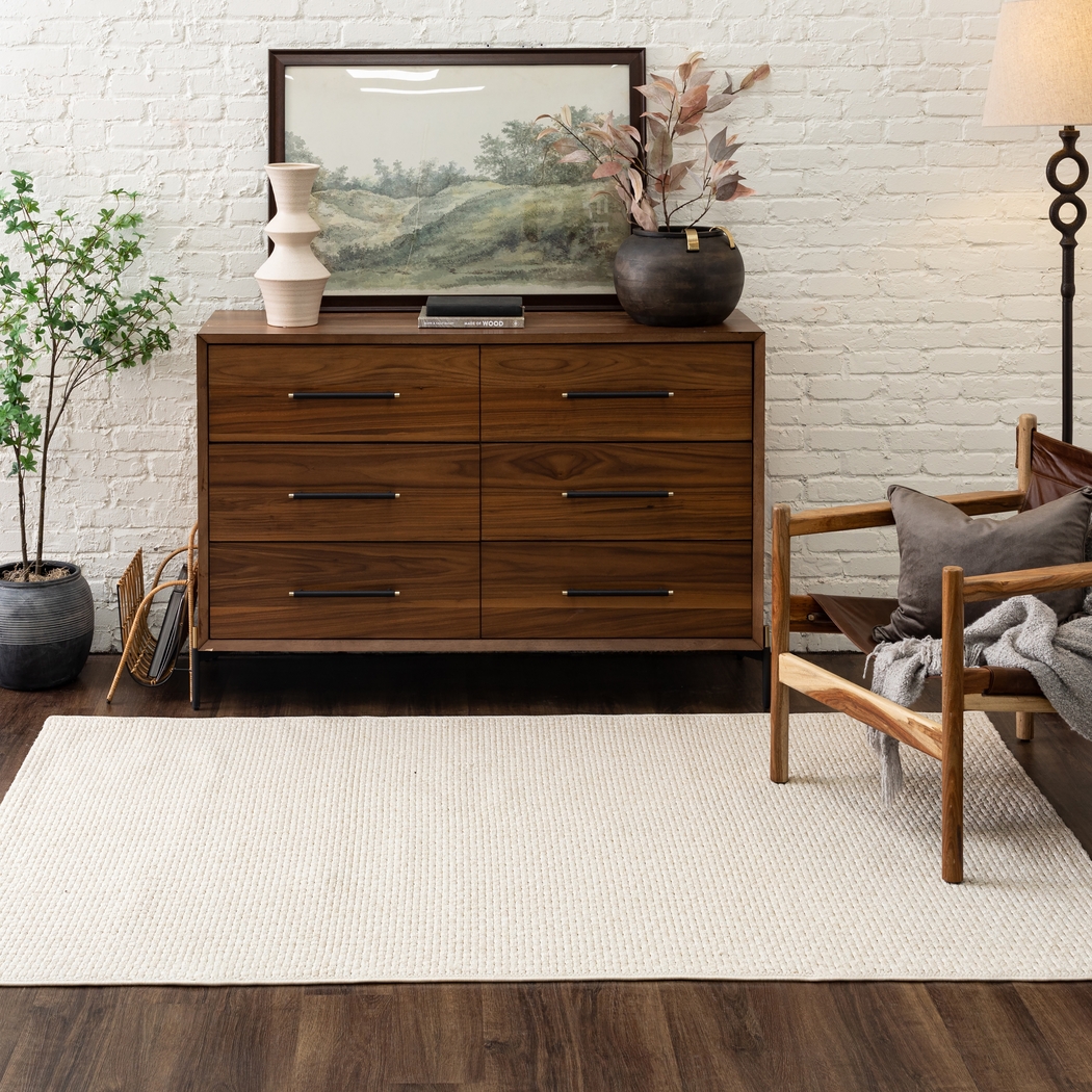 Salt Life Buxlam Bay Cream 6'6 x 9' Indoor/Outdoor Rug - Thumbnail - Image 4