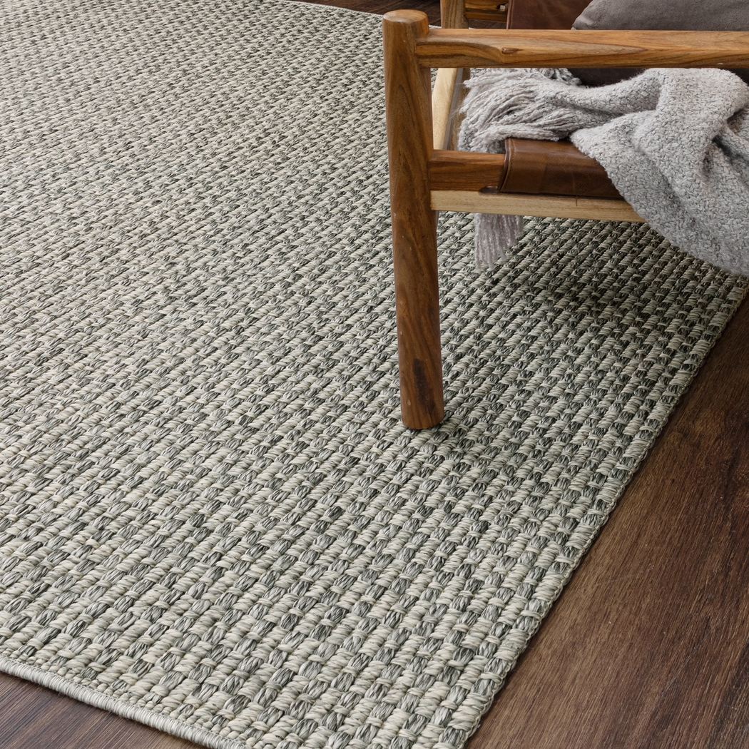 Salt Life Buxlam Bay Gray 7'10 x 10' Indoor/Outdoor Rug - Thumbnail - Image 4